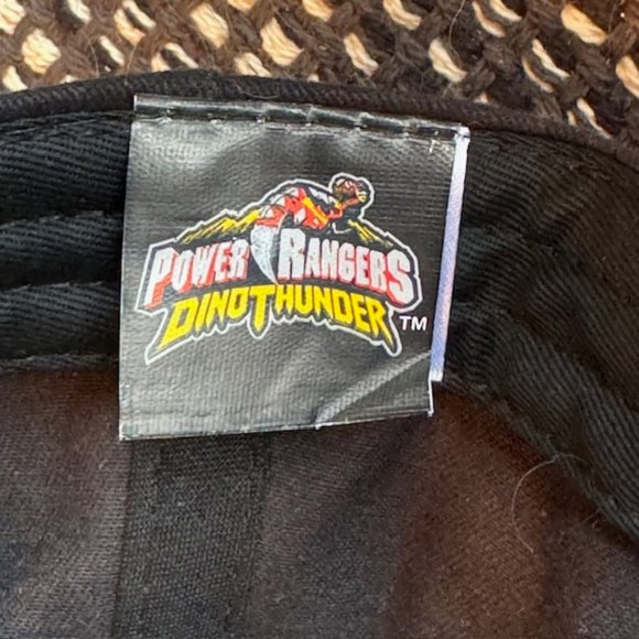 NWOT Vintage POWER RANGERS Dinothunder Raptor Power Strapback Hat - Picture 3 of 13